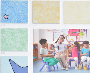 運動與卡通地板1